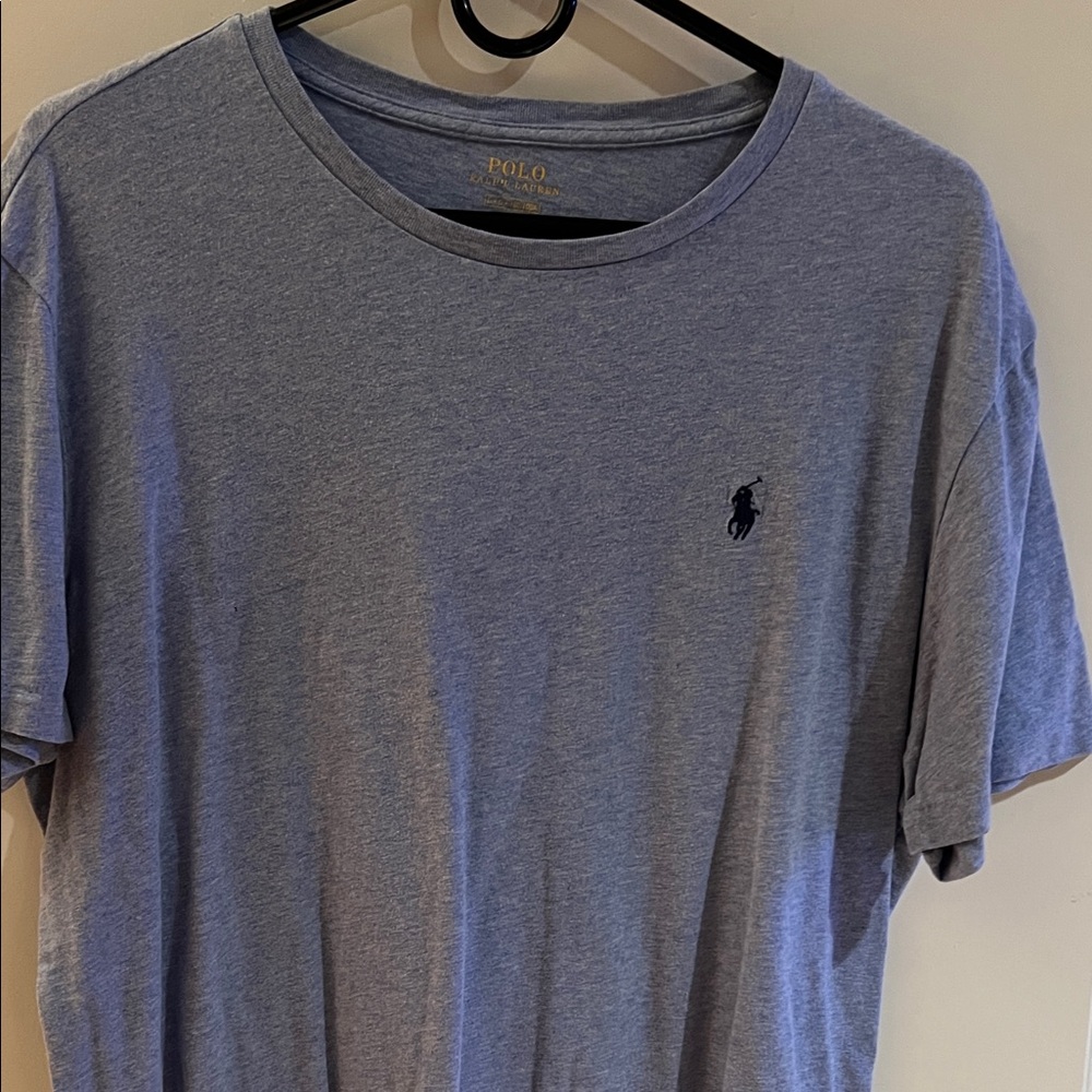 Polo by Ralph Lauren Men's Heather Blue Tee